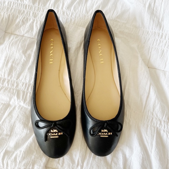 Coach Shoes Nwt Coach Alina Ballet In Black Poshmark